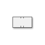 Etiketten voor prijstangen 18x11mm rechthoek